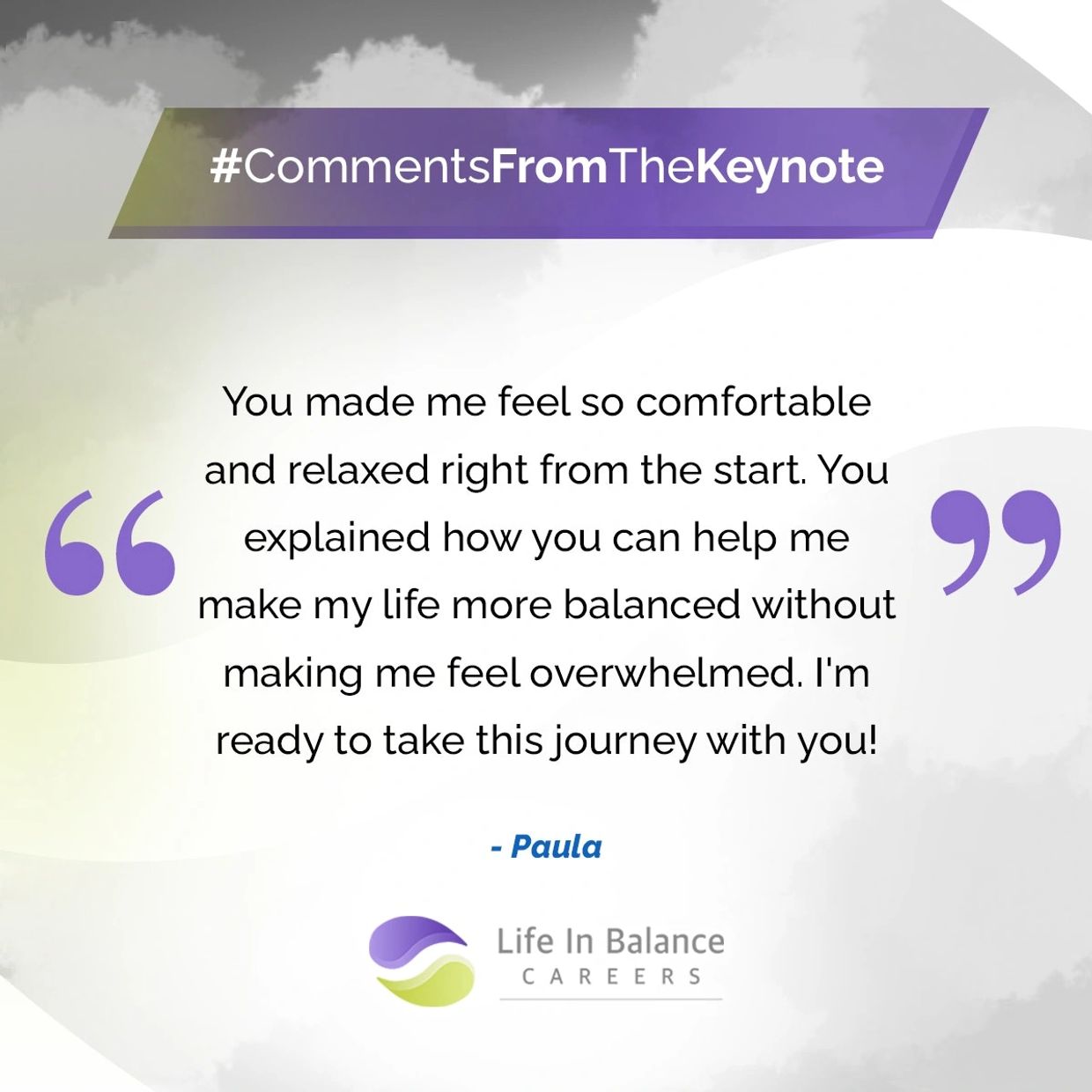 life in balance careers