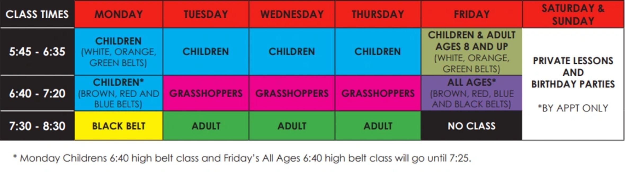 Class Schedule Kim s Karate Shrewsbury class-schedule-kim-s-karate-shrewsbury