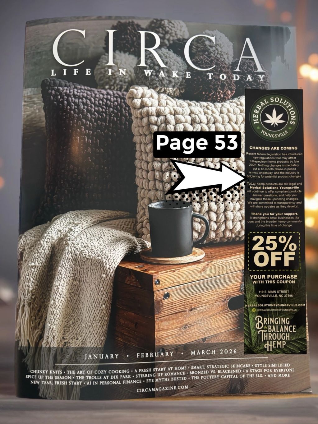 Front cover of Circa Magazine