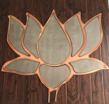 Copper Steel Lotus