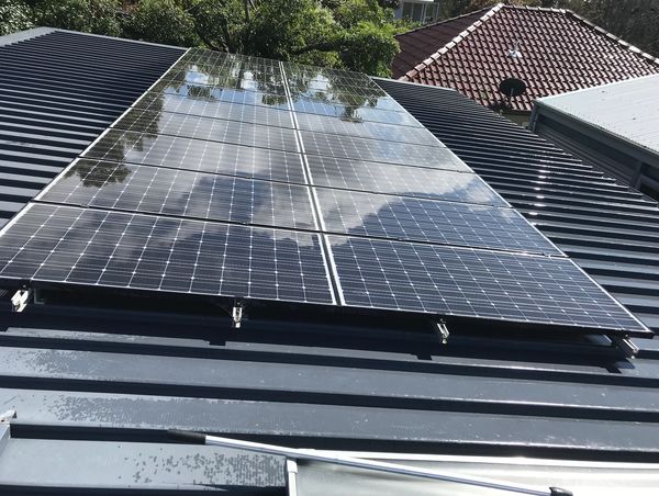 Solar panels cleaned perfectly 