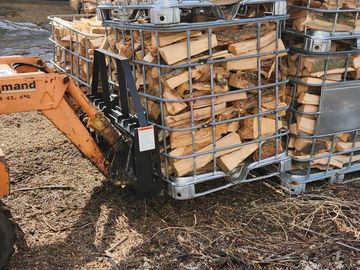  IBC Tote full of firewood