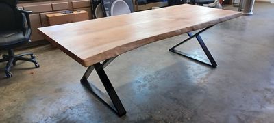 Live Edge Maple Dining Room Table  