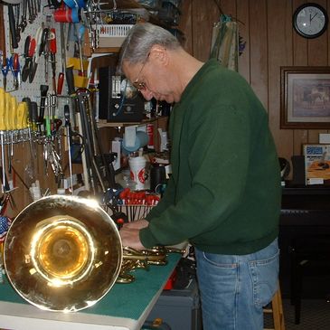 Johnson Music offers a comprehensive, quality repair service at a reasonable price on most band and 