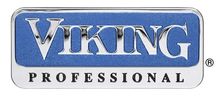 Viking Professional logo with bold metallic text on a blue and silver background.
