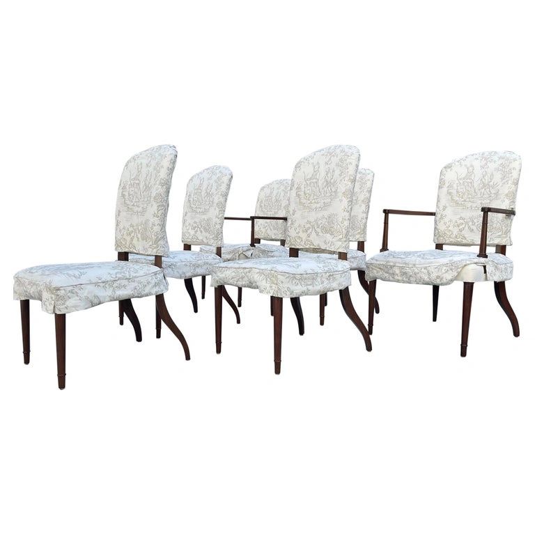 Set of 6 Mid-Century Modern Style Dining Chairs