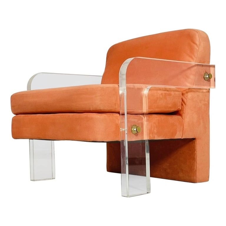 Vintage Lounge Chair Attributed To Vladimir Kagan, USA 1970's