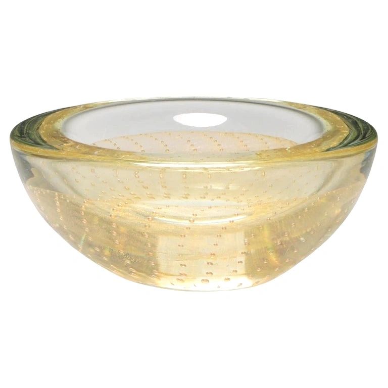 Murano Glass Bowl by Sandro Frattin, Signed & #673 of 750 Italy 1960's
