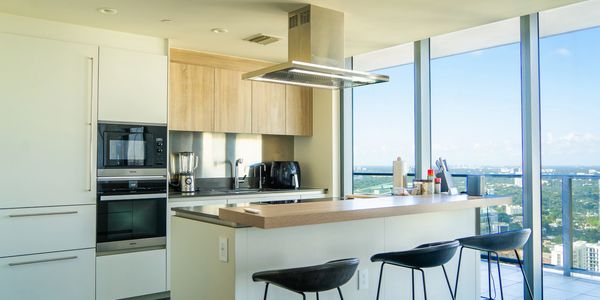 Remodeled kitchen