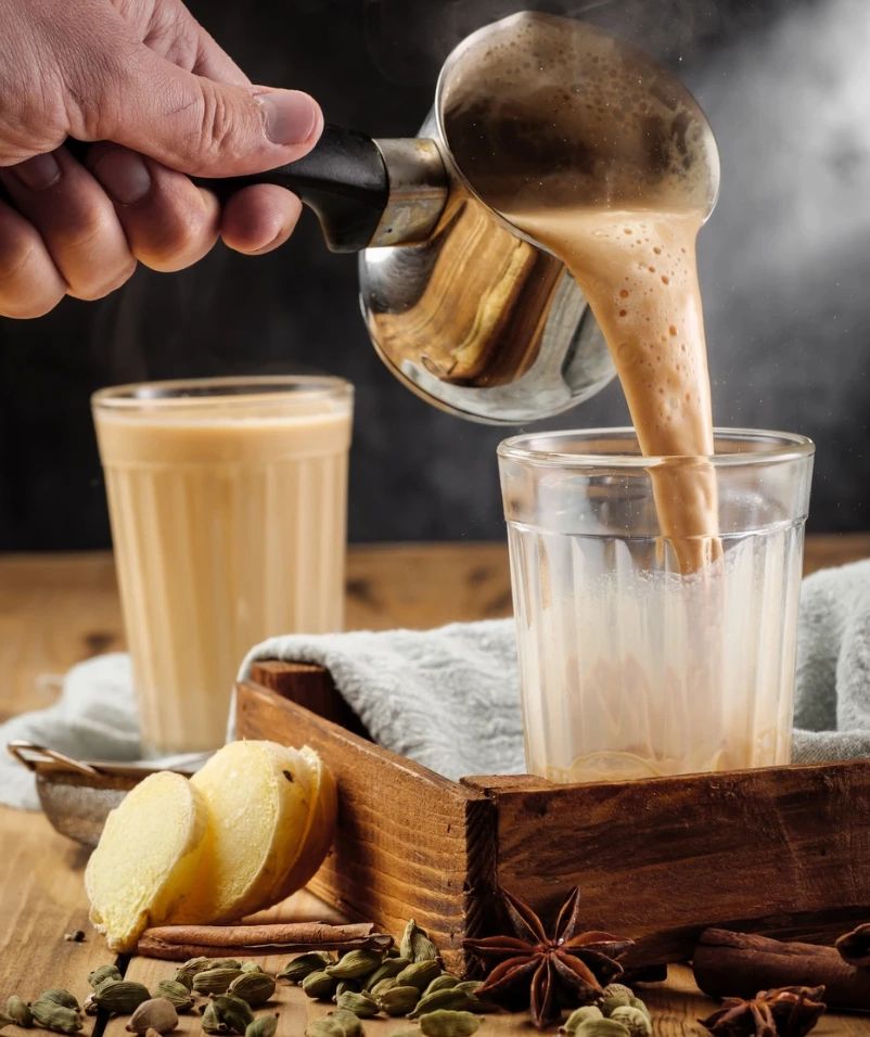 Indian Chai Tea with Milk