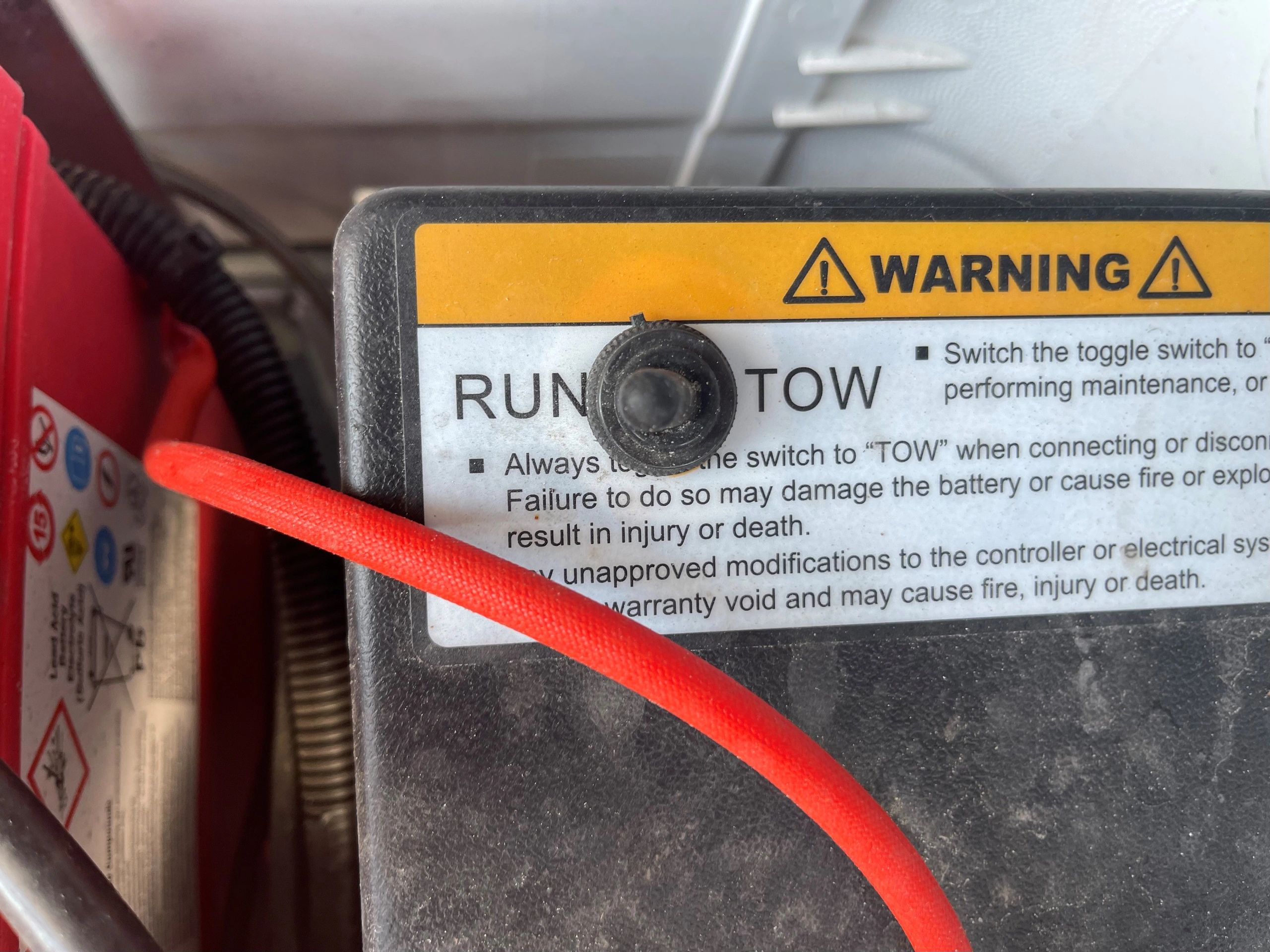 What is a Run/Tow Switch?