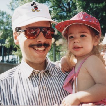 Joseph and Mallory when she was about two years old.