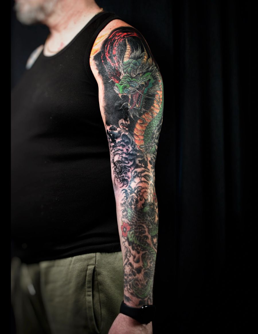 Colour tattoo by Arkady