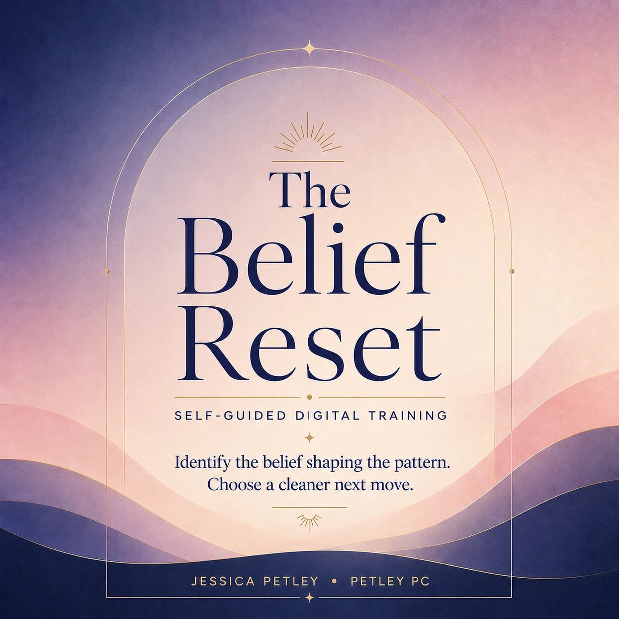 The Belief Reset self-guided digital training by Jessica Petley.