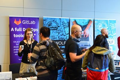 ComponentsConf speaker & VueJS Core Team Member - Natalia Tepluhina representing our sponsor GitLab.