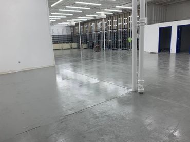 Concrete floor refinishing 