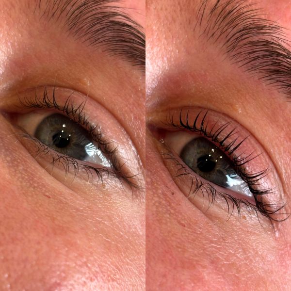 Lash lift and tint