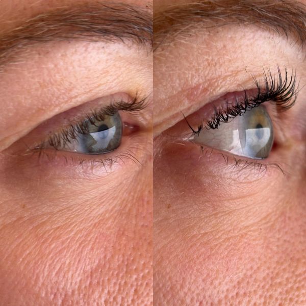 Lash lift and tint
