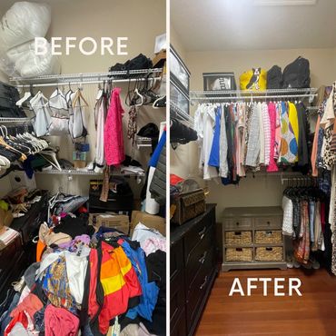 Organized closet