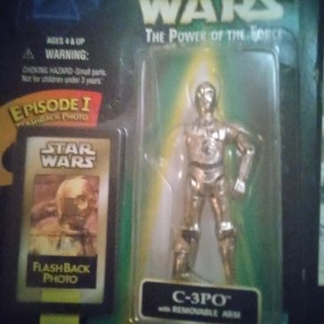C-3PO  action figure with removable arms