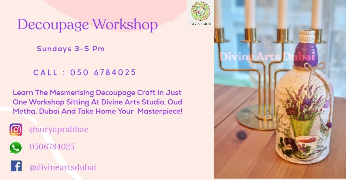 Divine Arts handicrafts Decoupage Dubai, Dubai
