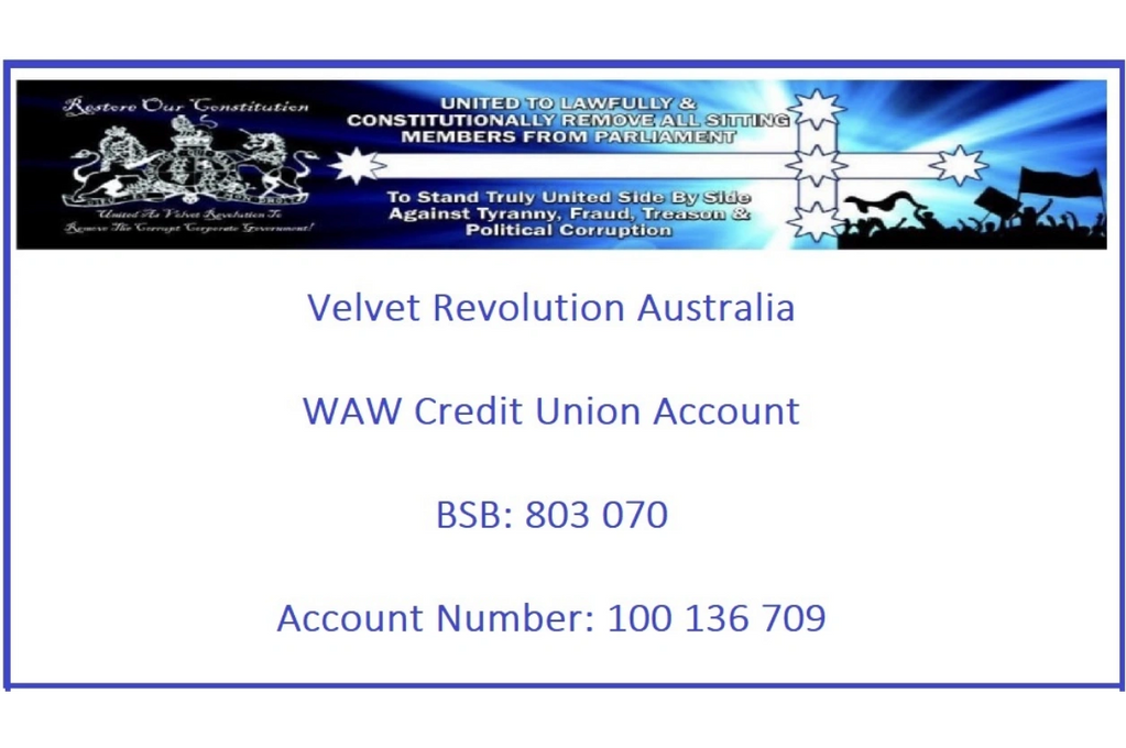 Donate to 
Velvet Revolution Australia