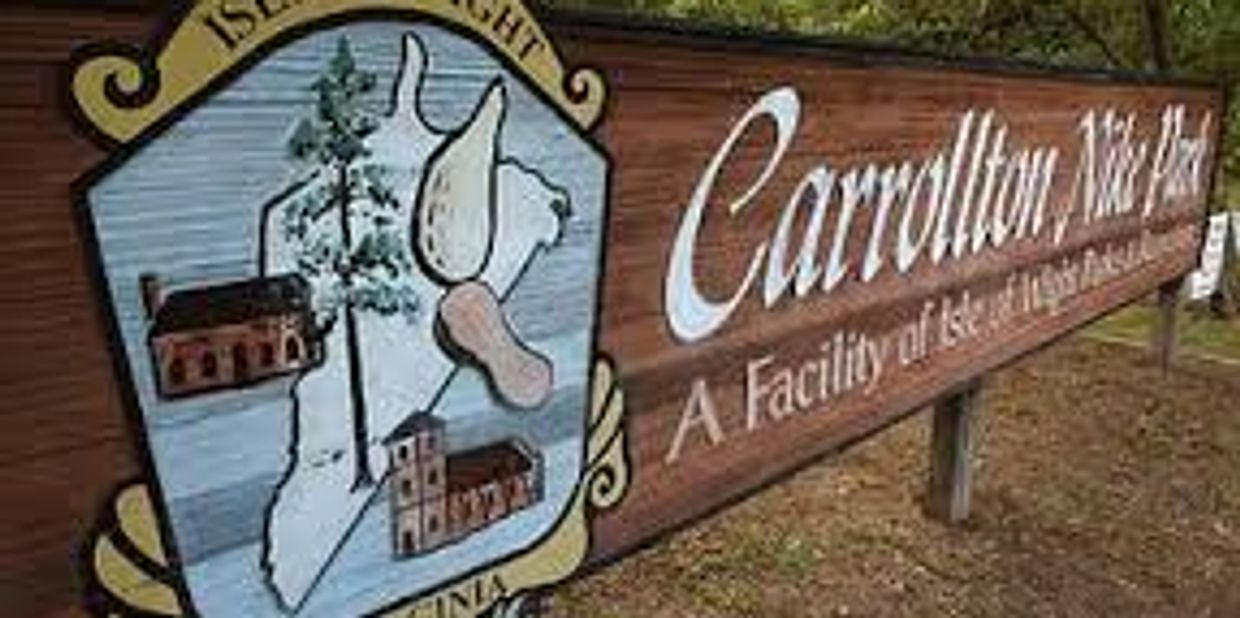 Carrollton Va Welcome sign. Long distance moves to Carrollton will be stress-free with the Vets. 