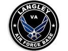 Langely Air Force Base Hampton VA logo.