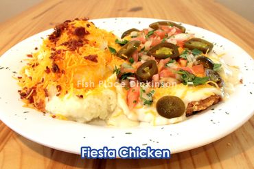 Fiesta Chicken.
Fish Place Dickinson | Seafood Restaurant   