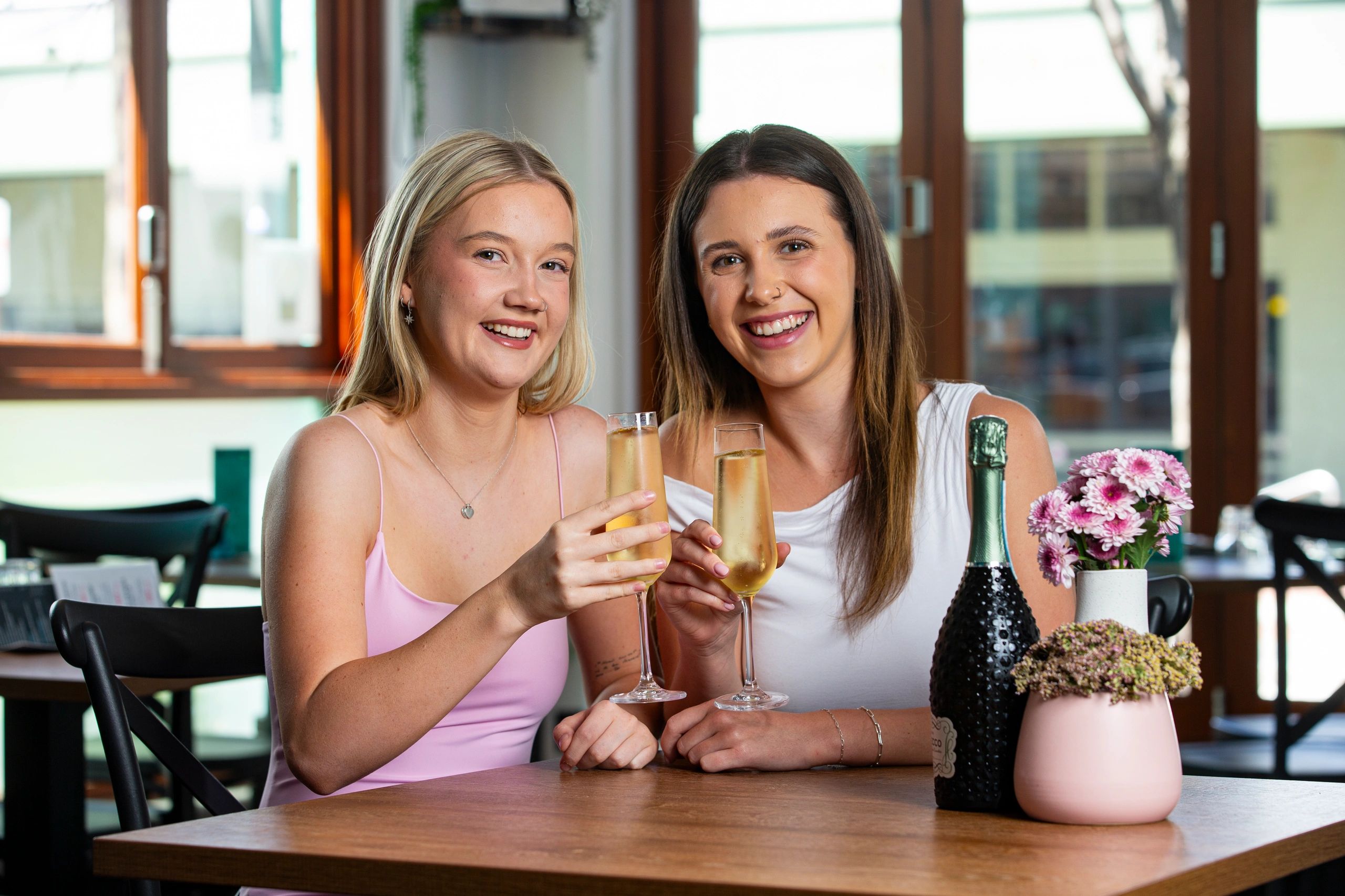 Bottomless brunch spread at Catalano Family Kitchen