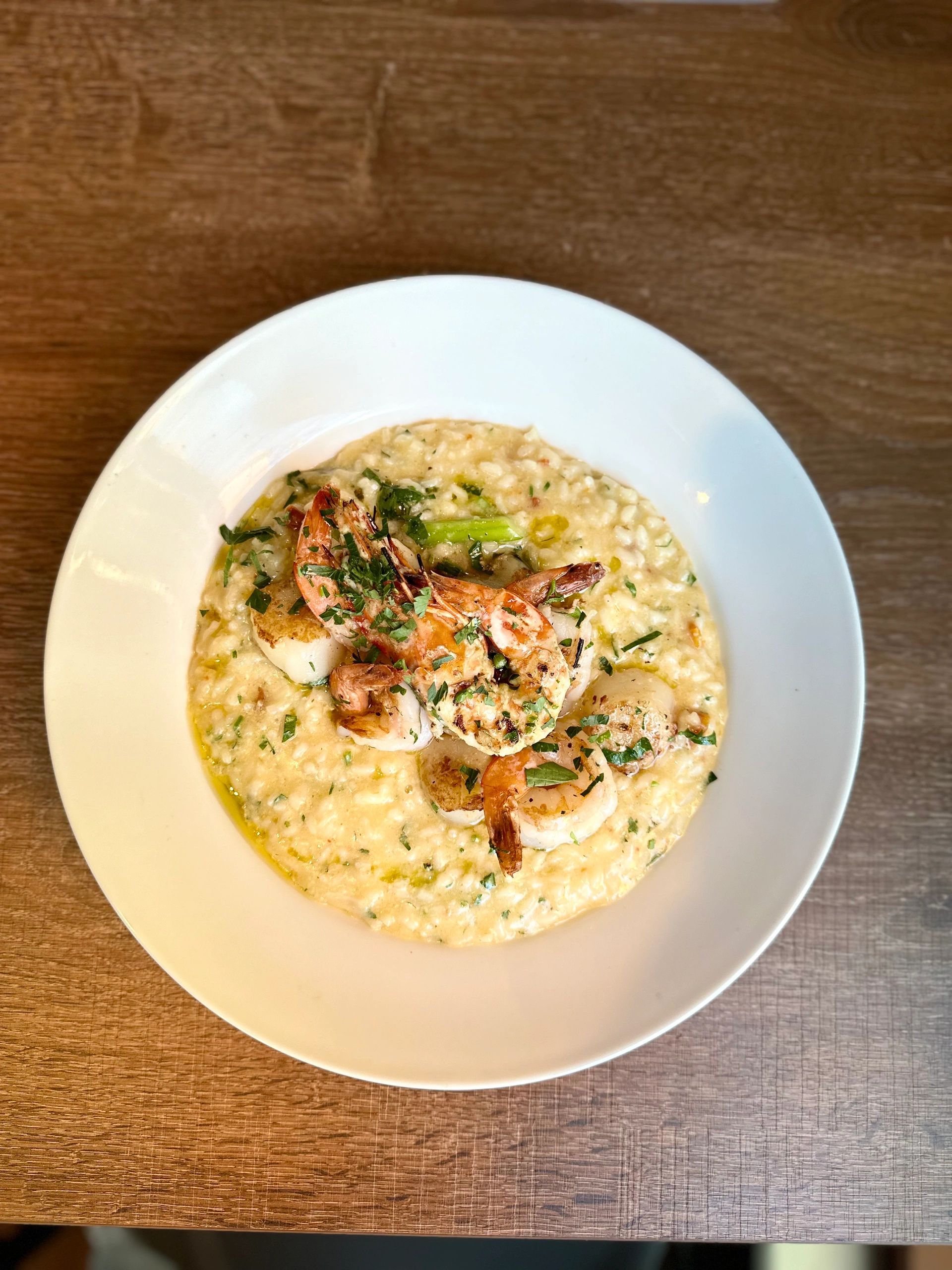 A bowl of risotto