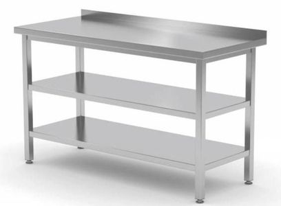 working table, central table, marble top, preparation table, custom table