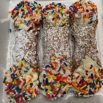 Cannoli with sprinkles