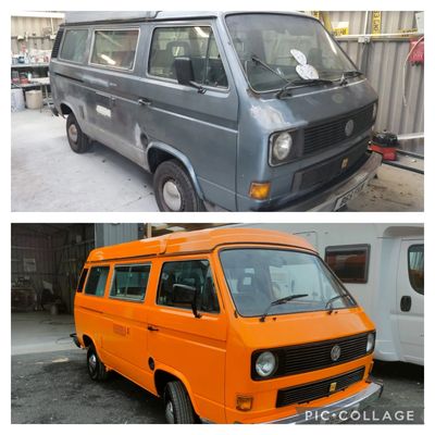 Full campervan respray