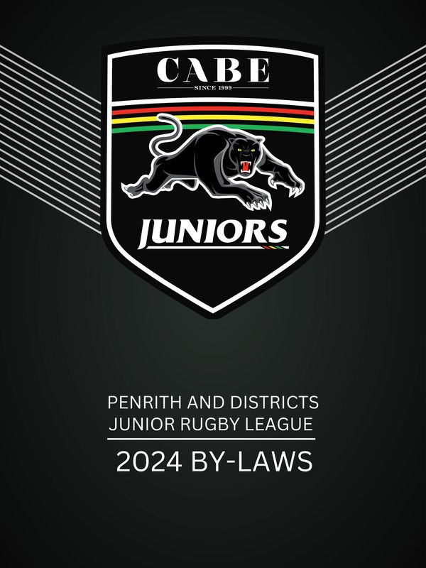 Panthers Juniors 2024 Rule Book and By-Laws