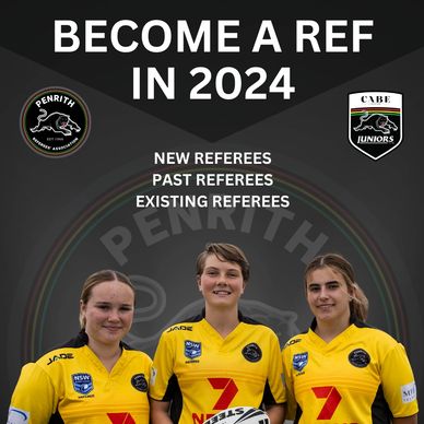 Become a referee in Penrith in Season 2024