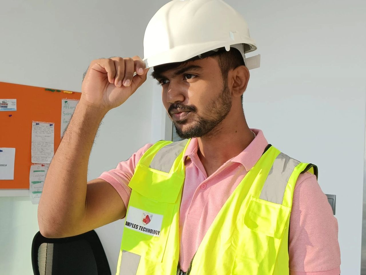 Staff of Amples fire & safety Abu Dhabi