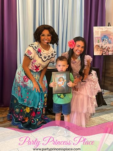 Encanto show Las Vegas disney experience. Encanto princess company characters for hire in Vegas