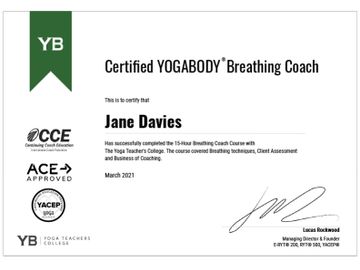 Certified Breathing Coach