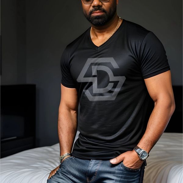 D. Sivad wearing  black color t-shirt 