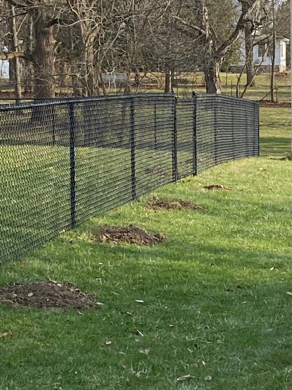 Black vinyl Chainlink 