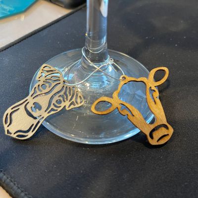 Custom wine charms.