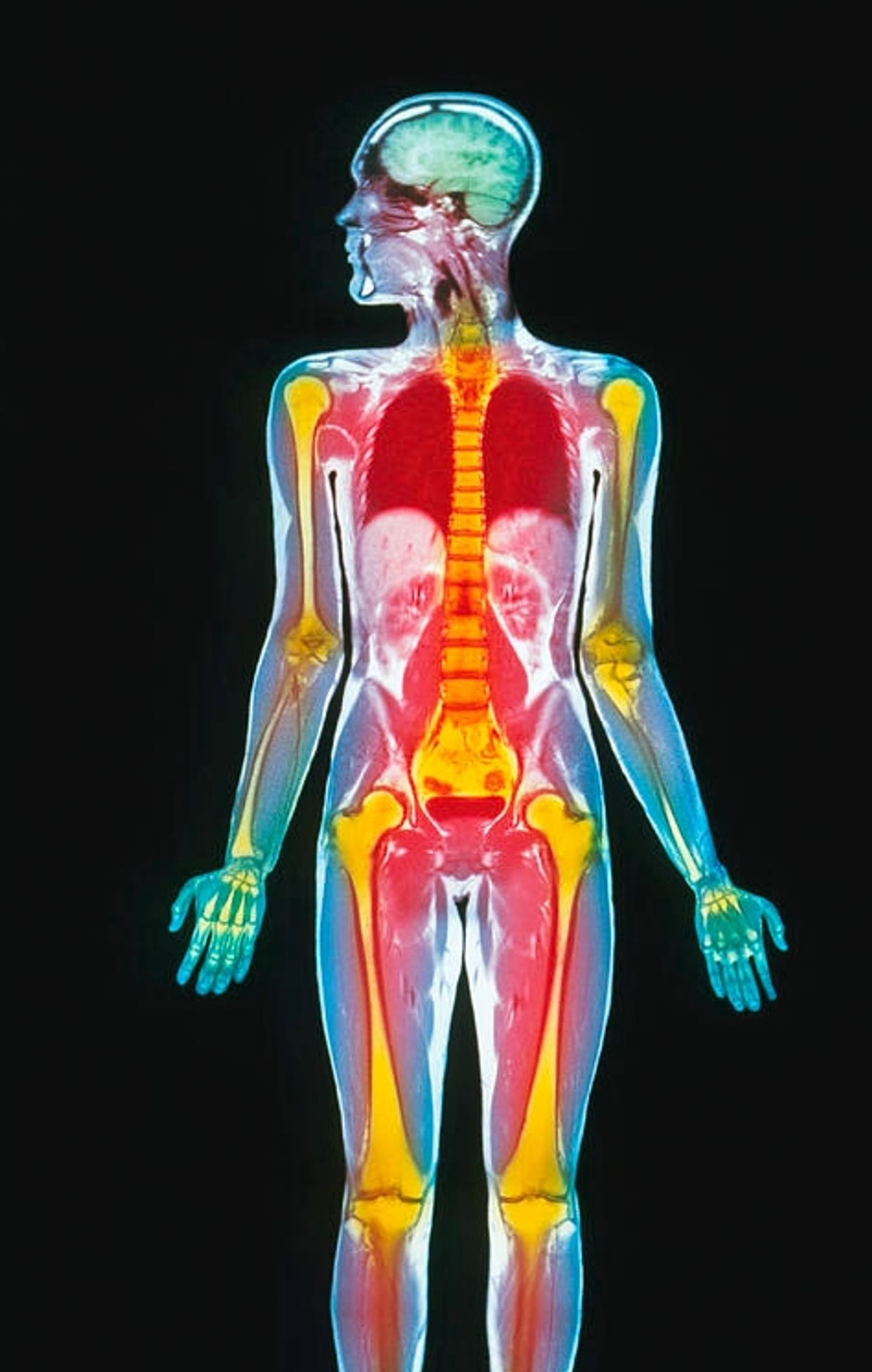 Glowing body energy scan