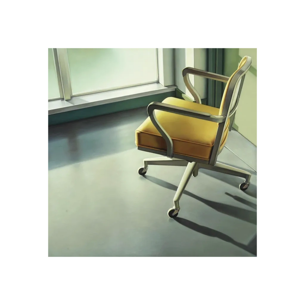 Elizabethʻs Chair #6, Oil on Panel, 24"x24", 2018