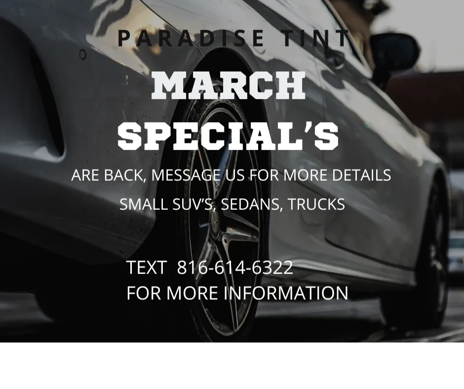 Paradise Tint Car Window Tinting Kansas City, Missouri