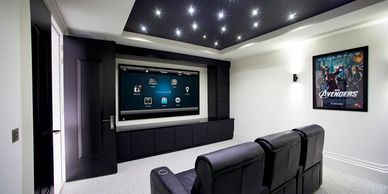Home cinemas offer the ultimate entertainment at home to enjoy with your family and friends. Custom 