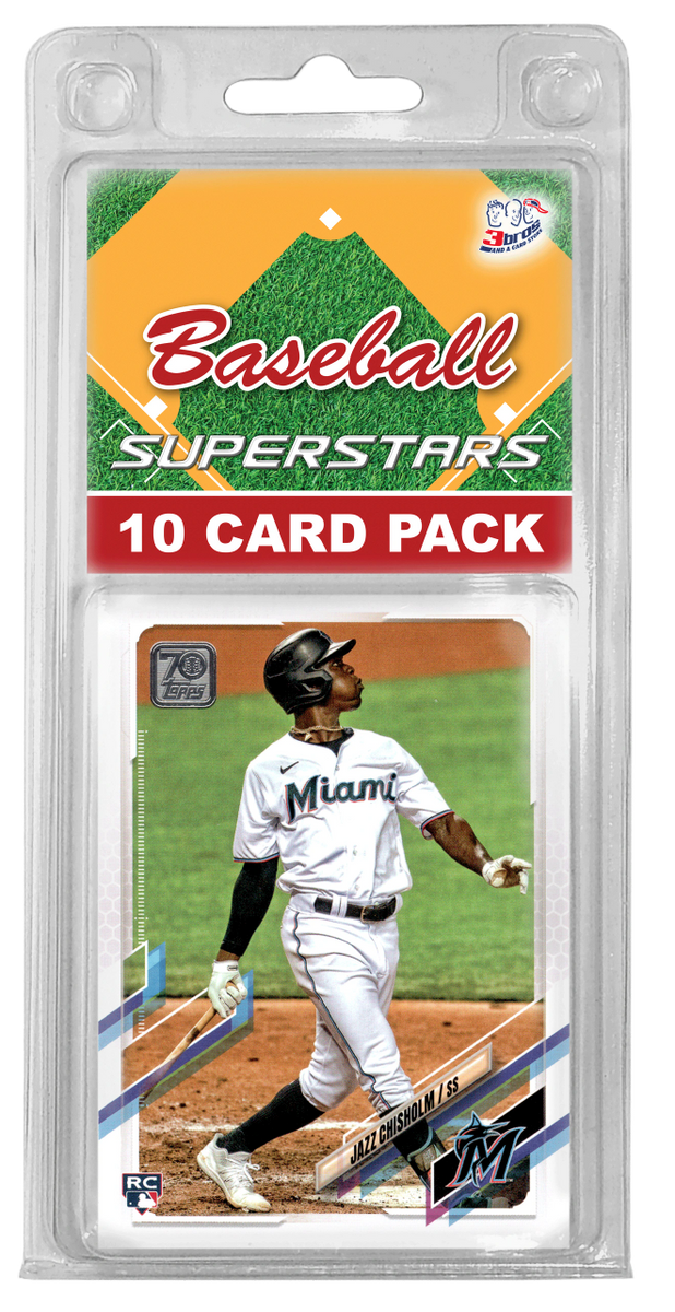 Atlanta Braves 10-Card Pack  MLB Baseball Superstars Starter Kit