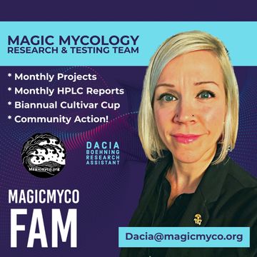 Dacia Boehning, Extraction Specialist, MagicMyco Research Assistant