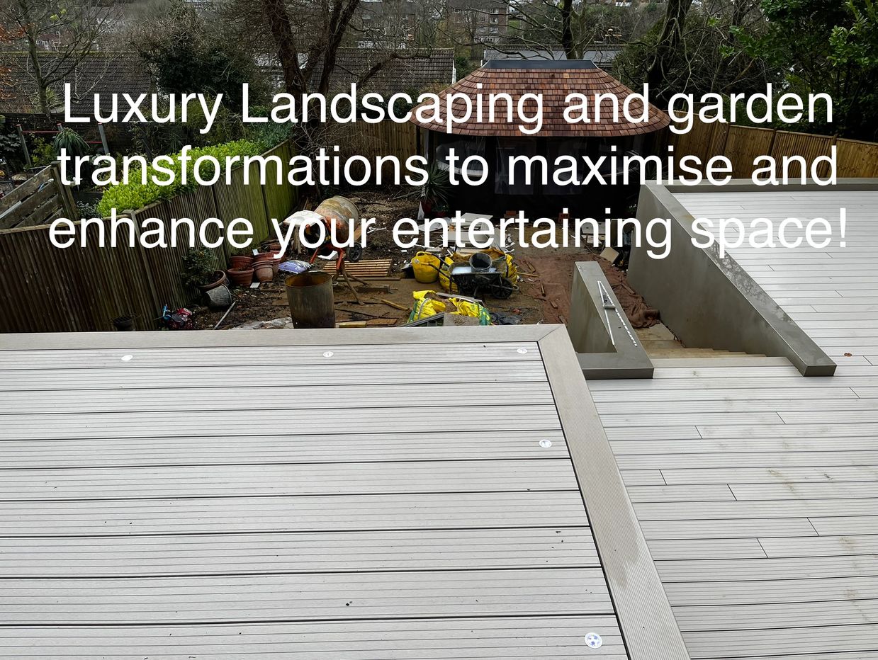 Stunning luxury garden landscaping project shoreham Brighton lancing Worthing hove