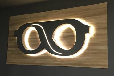 BRONZE REVERSE LETTERS MAKER ACRYLIC DIY 3D LED BACKLIT CHANNEL LETTERS